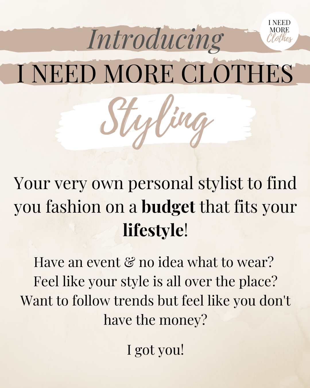 I Need More Clothes Styling | Personal Styling on a Budget! – I Need ...
